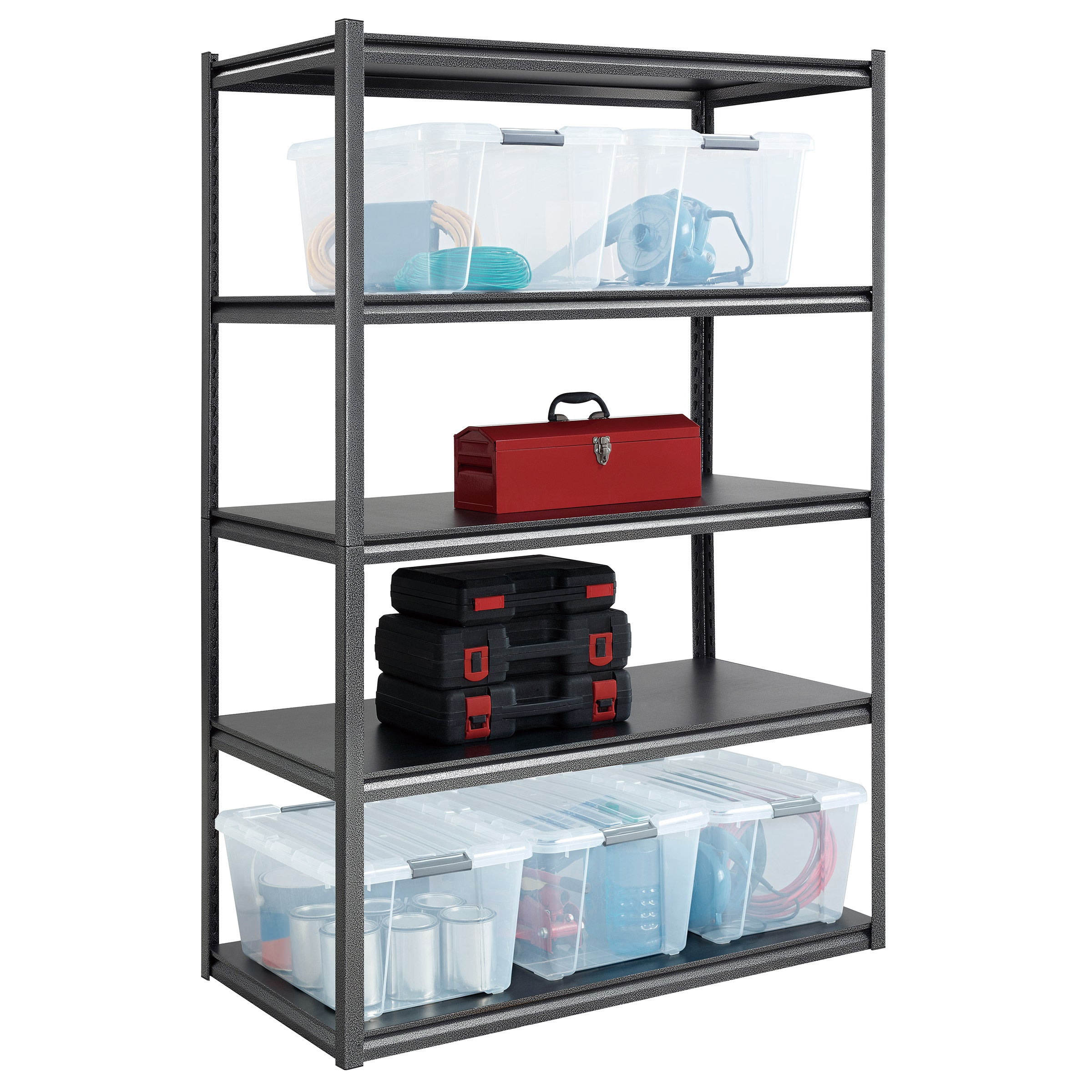 Gorilla Rack Z-Beam 5-shelf Steel Storage Rack, 48“ x 24“ x 72'