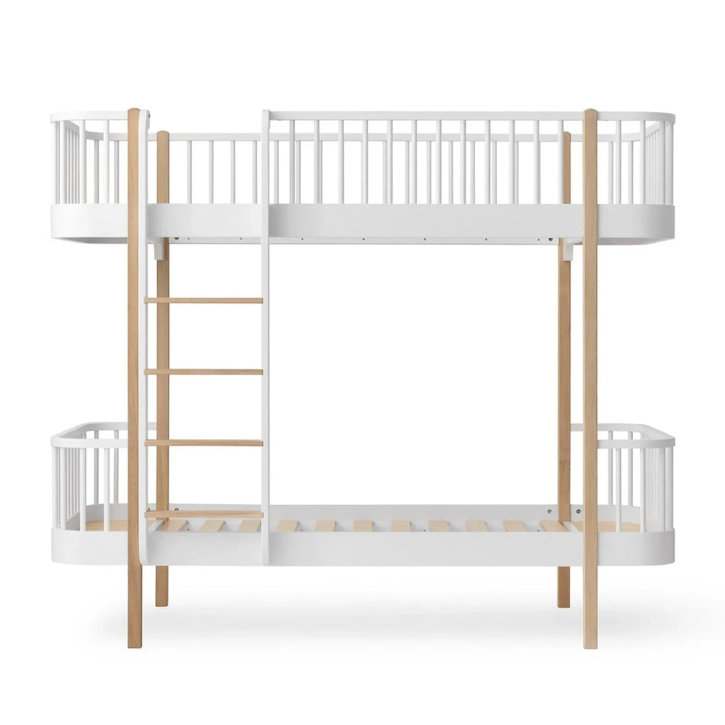 Lit superposé enfant 90x200 cm en bois avec design scandinave