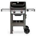 2-Burner Propane Gas Grill with 450 sq. in. Cooking Area, Porcelain-Enameled Cast Iron Grates, Black