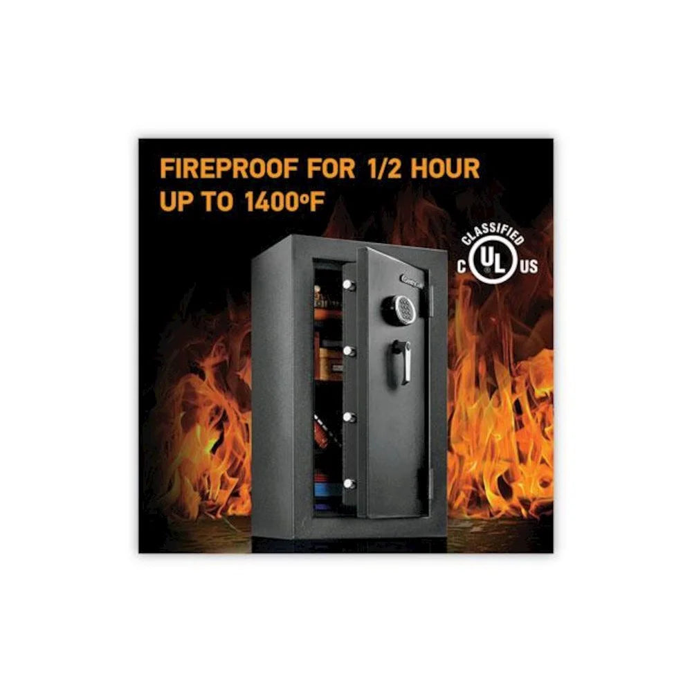 Sentry Safe EF4738E Safe, 4.71 cu ft, 21.7w x 19d x 37.7h, Black
