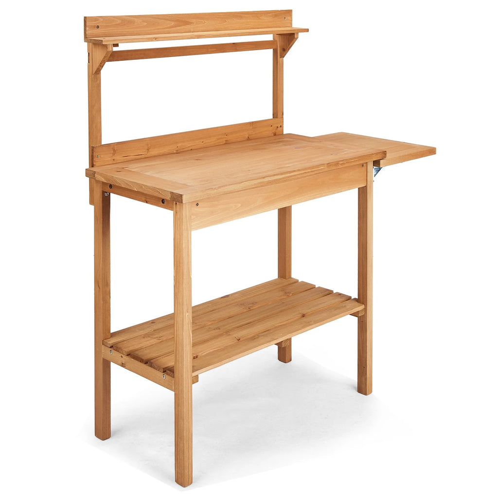 SgoodS 51.2 in x 45.3 in x 17.9 inGarden Potting Bench Table Outdoor Work bench Station