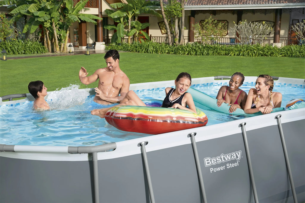 Bestway Power Steel 18' x 9' x 48'' Oval Above Ground Pool Set