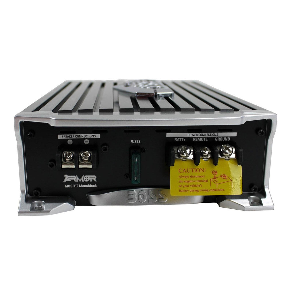 MTX Terminator Dual 12-Inch Loaded Subwoofer Enclosure with 1500W Monoblock Amplifier & 2-Farad Capacitor Kit