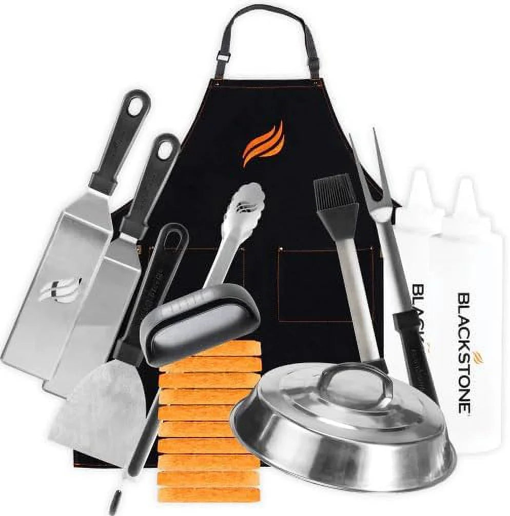28 Inch Gas Griddle - 3 Burner Outdoor Flat Top Grill with Accessories
