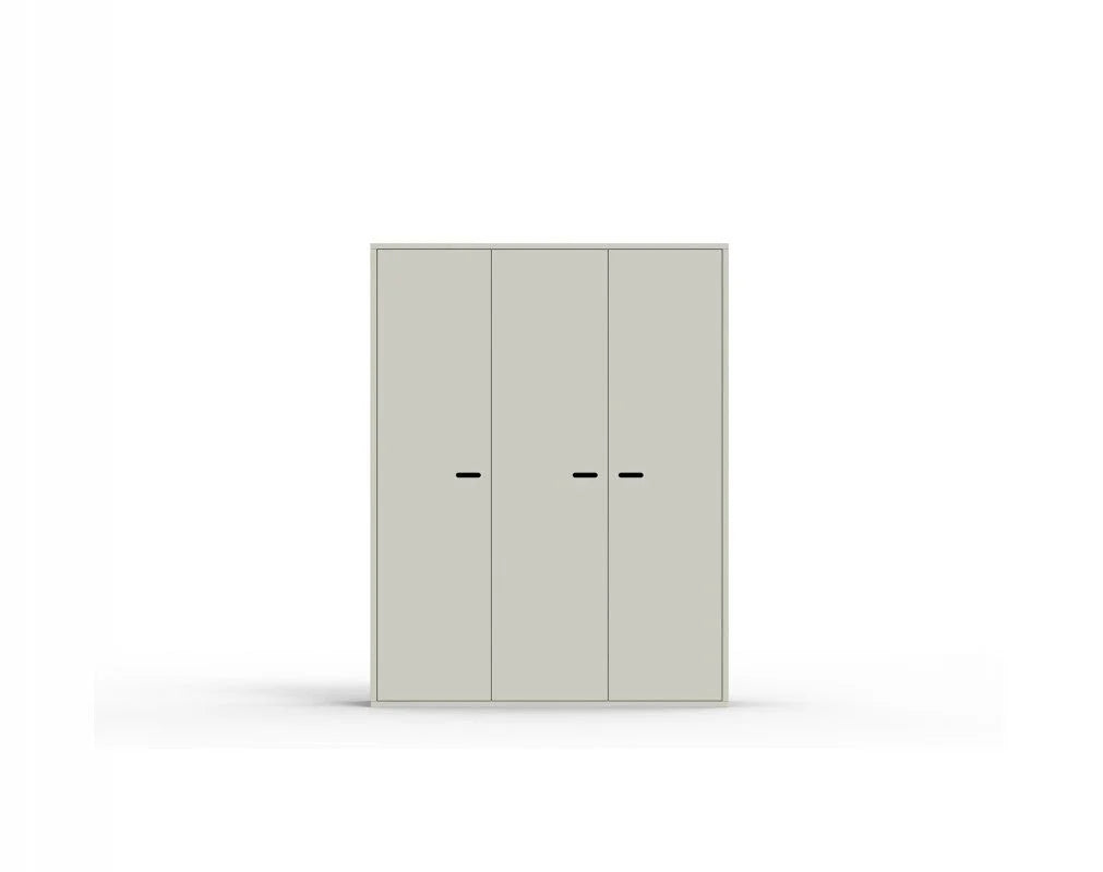 Grande armoire enfant 3 portes avec penderies et rangement modulable