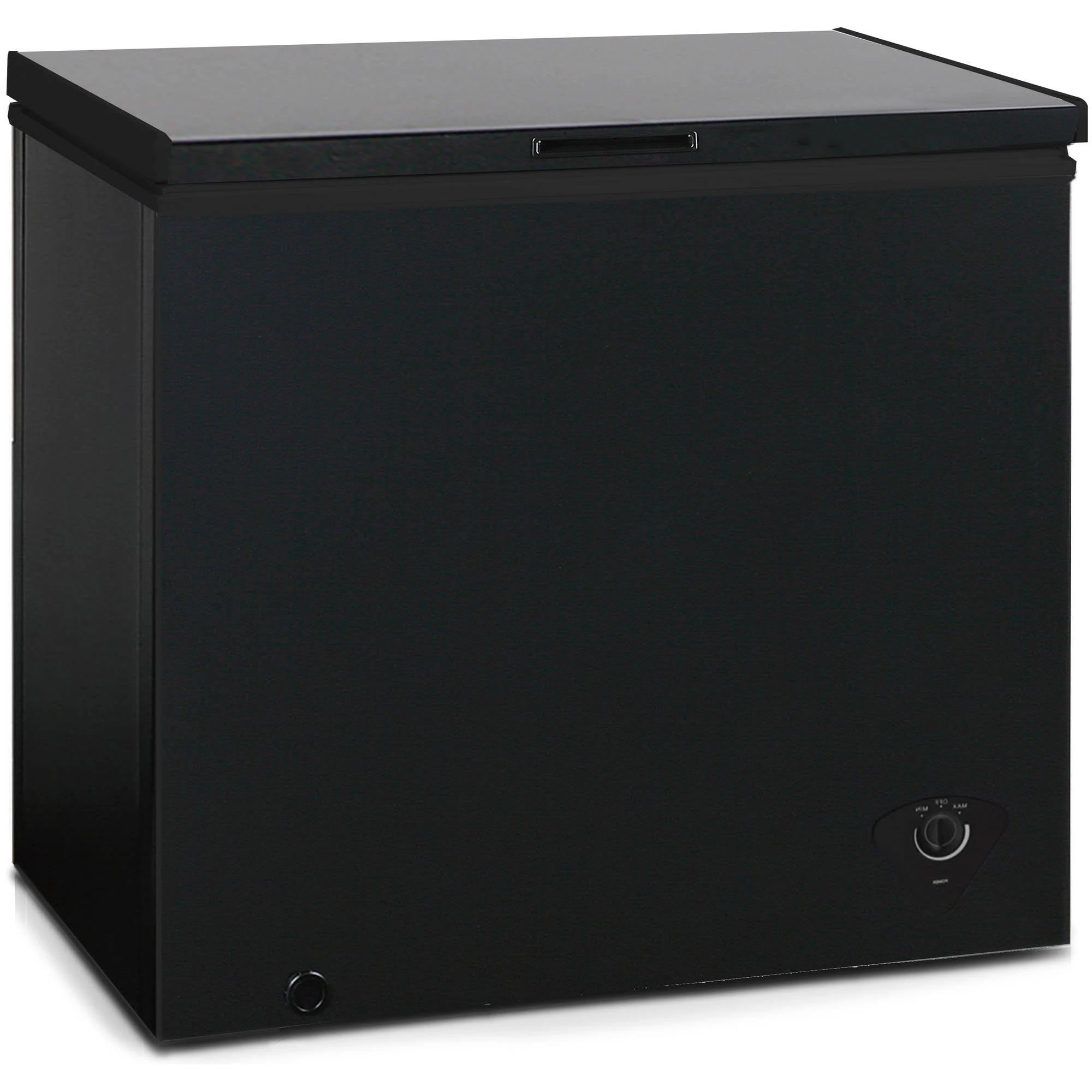 7 Cu. Ft. Chest Freezer - Black with Adjustable Temperature Control