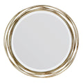 Better Homes & Gardens Round Metal Decorative Wall Mirror, 17.13 x 17.13 x 3.15 inches
