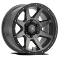 ICON Alloys Rebound, Titanium, 17 x 8.5 / 6 x 5.5, 0mm Offset, 4.75" BS