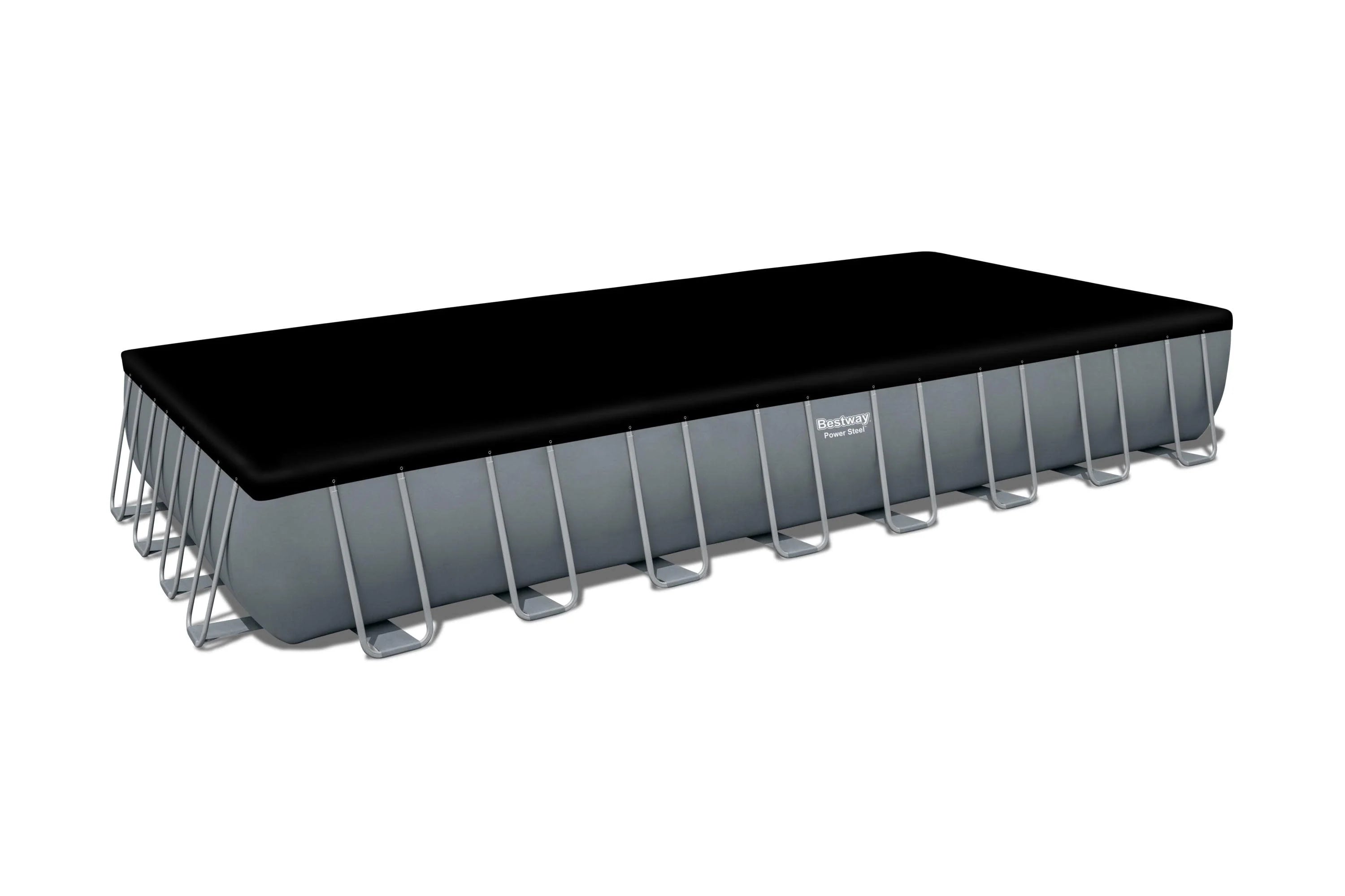 Bestway Power Steel 31'4" x 16' x 52" Rectangular Above Ground Pool Set