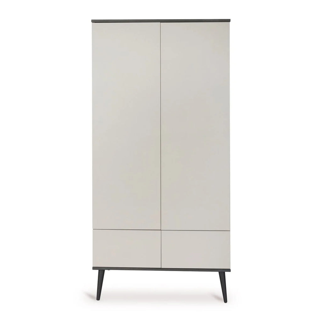 Armoire enfant pierre 2 portes avec 2 tiroirs et rangement modulable