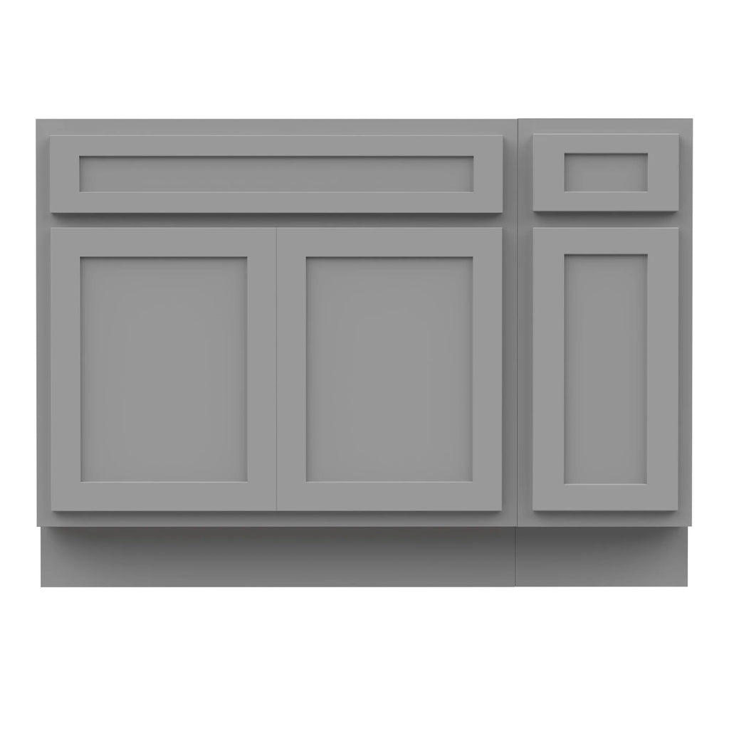 45 in. W x 21 in. D x 32.5 in. H Bath Vanity Cabinet without Top in Brown