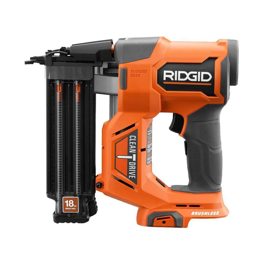 18V Brushless Cordless Nailer Combo Kit - Brad & Finish Nailers with Battery and Charger