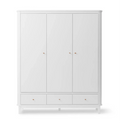 Armoire enfant avec penderie, tiroirs et étagères modulables