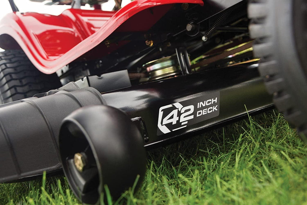 579cc Gas Riding Lawn Mower Tractor - 42-Inch Cutting Deck with Hydrostatic Transmission, Deck Wash & High-Back Seat