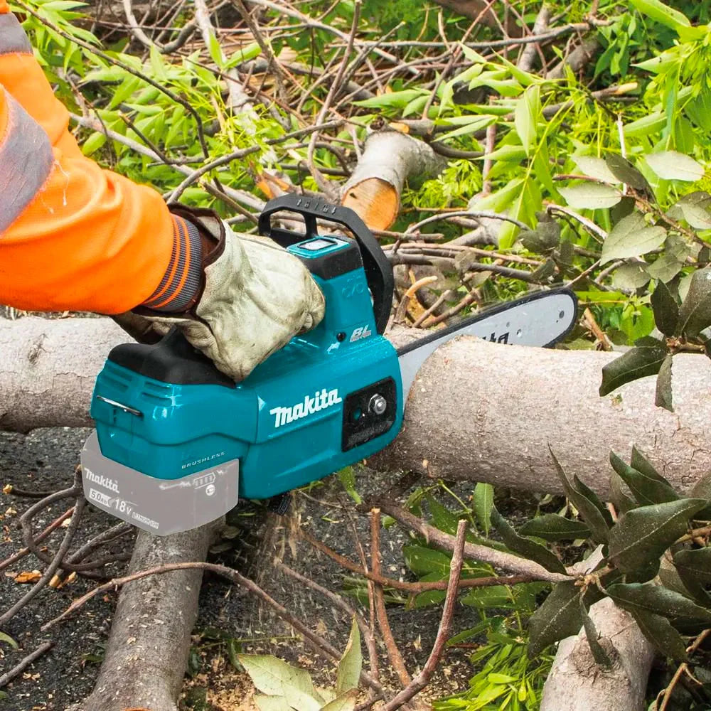 Tronçonneuse sans fil compacte 25,4 cm avec moteur sans balais et contrôle de vitesse variable