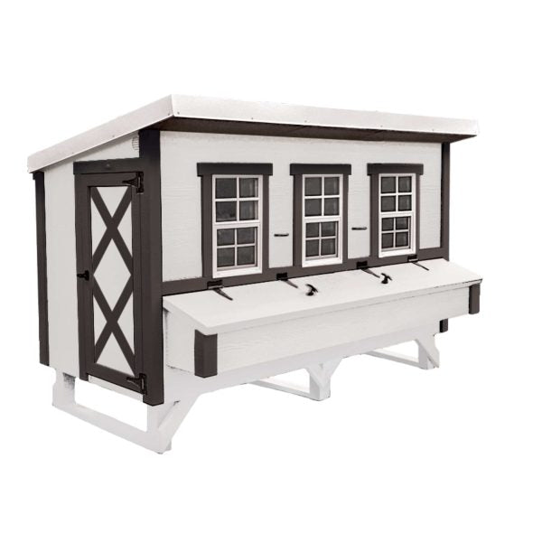 XL Chicken Coop for 20 Chickens - Outdoor Poultry House with Nesting Boxes and Ventilation