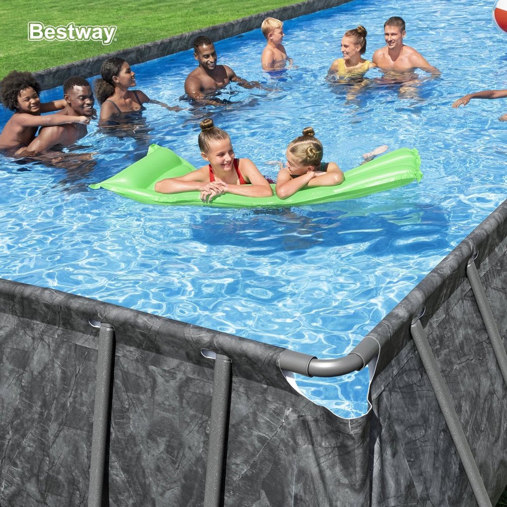 Bestway APX 365 31'4" x 16' x 52" Rectangular Above Ground Swimming Pool