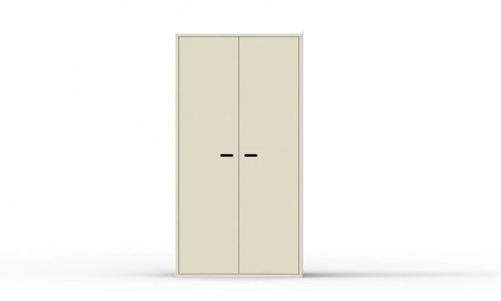 Armoire enfant 2 portes avec rangement modulable et penderie