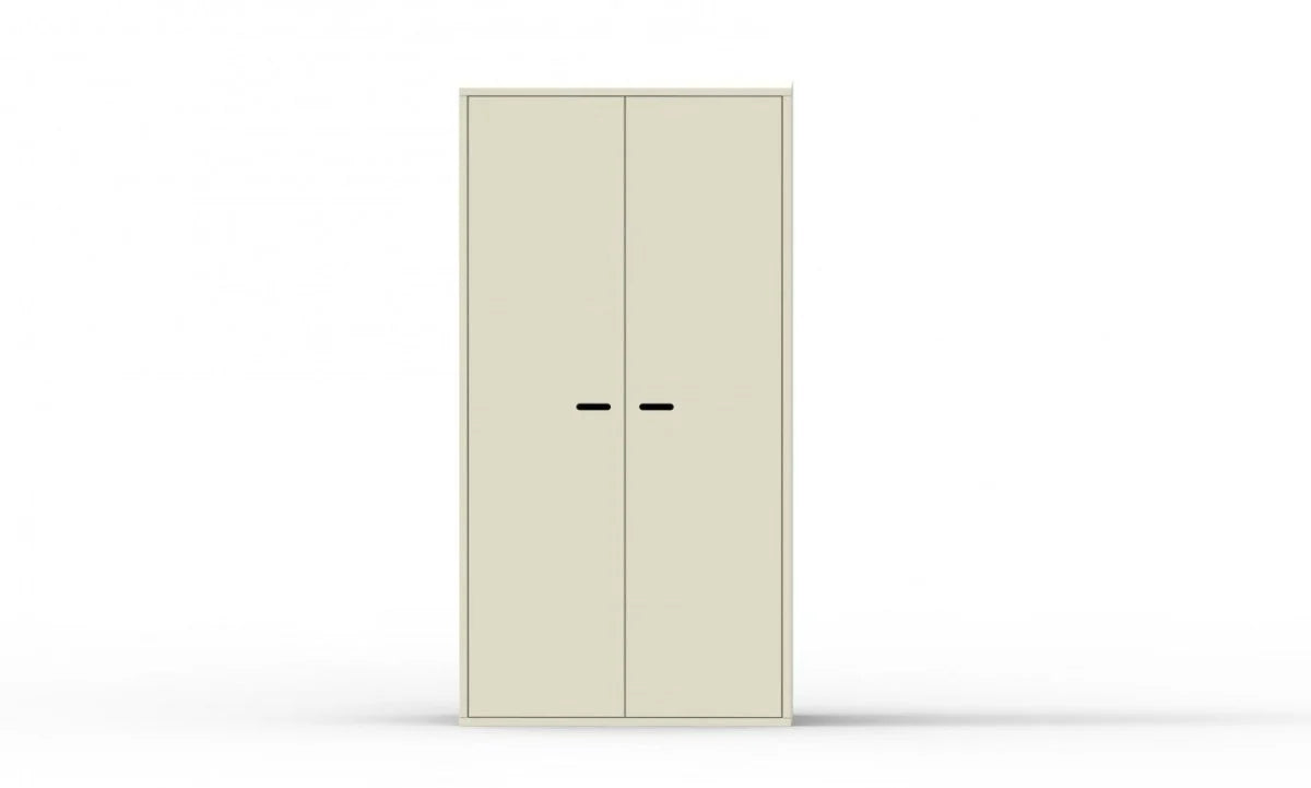 Armoire enfant 2 portes avec rangement modulable et penderie