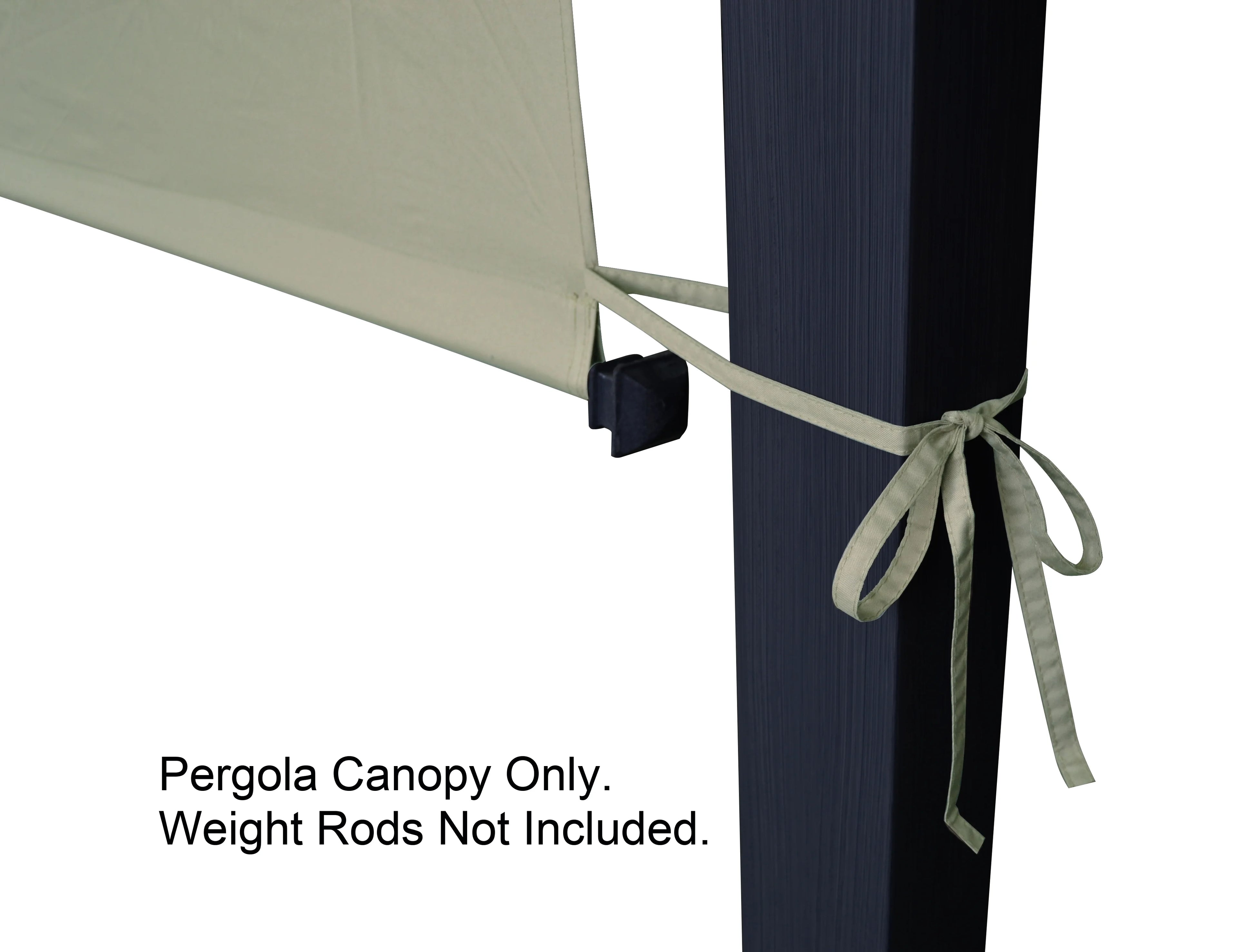APEX GARDEN Replacement Pergola Canopy Top for 8' x 10' Pergola (Size: 194" x 88")