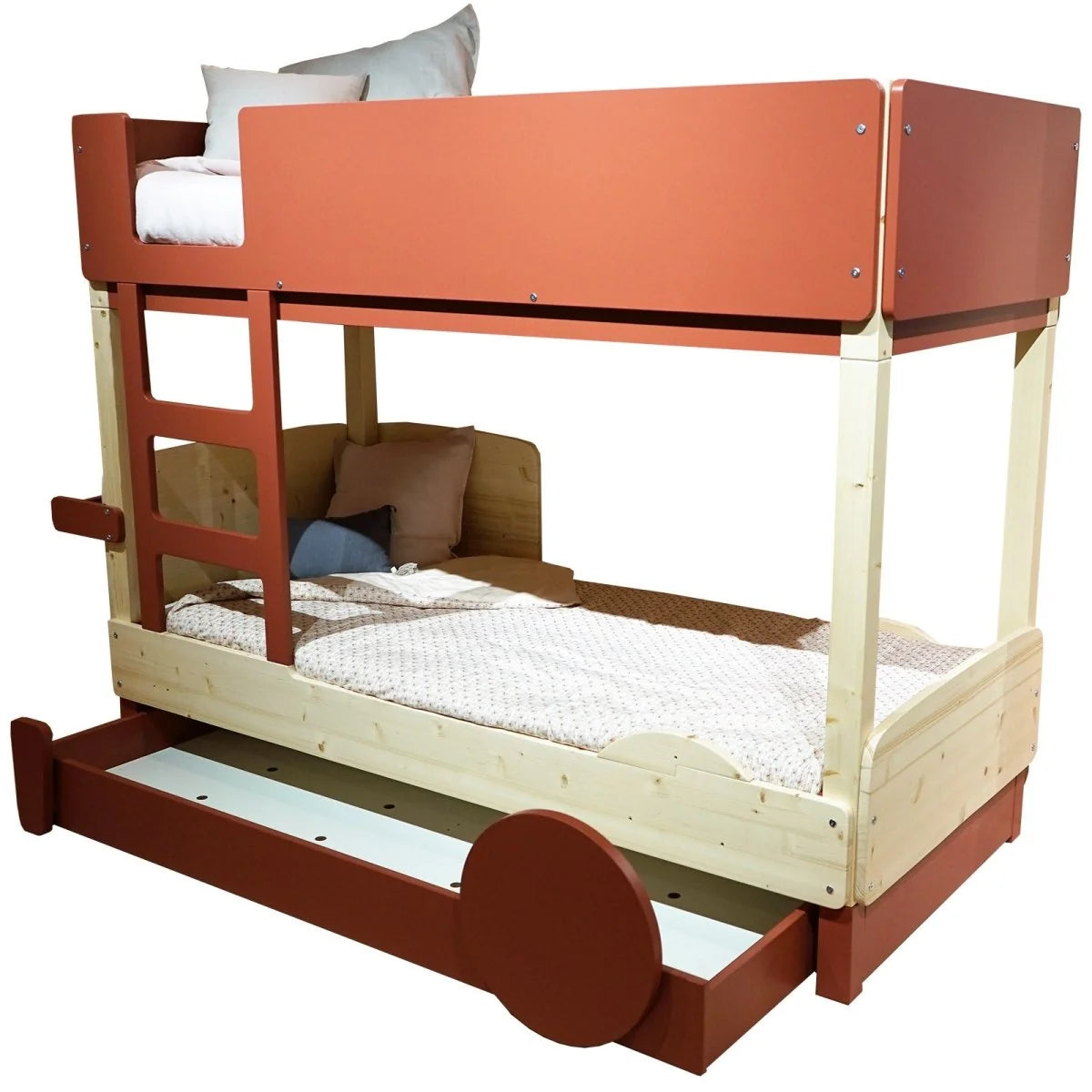 Lit enfant évolutif 90x190 cm avec tiroir-lit et sommier inclus
