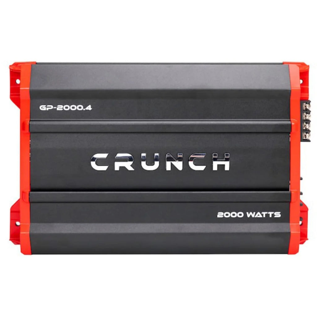 Crunch GP-2000.4 4-Channel Car Amplifier, 2000W, 16" x 10" x 4"