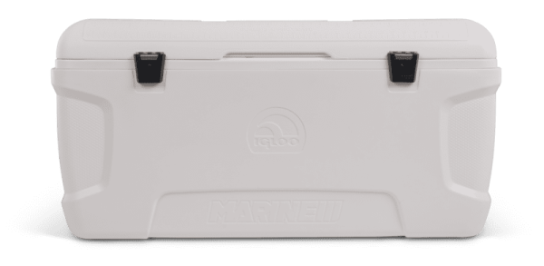 150 Quart Marine Hard Side Cooler - Large Ice Chest with THERMECOOL Insulation, Fish Ruler & Drain Plug