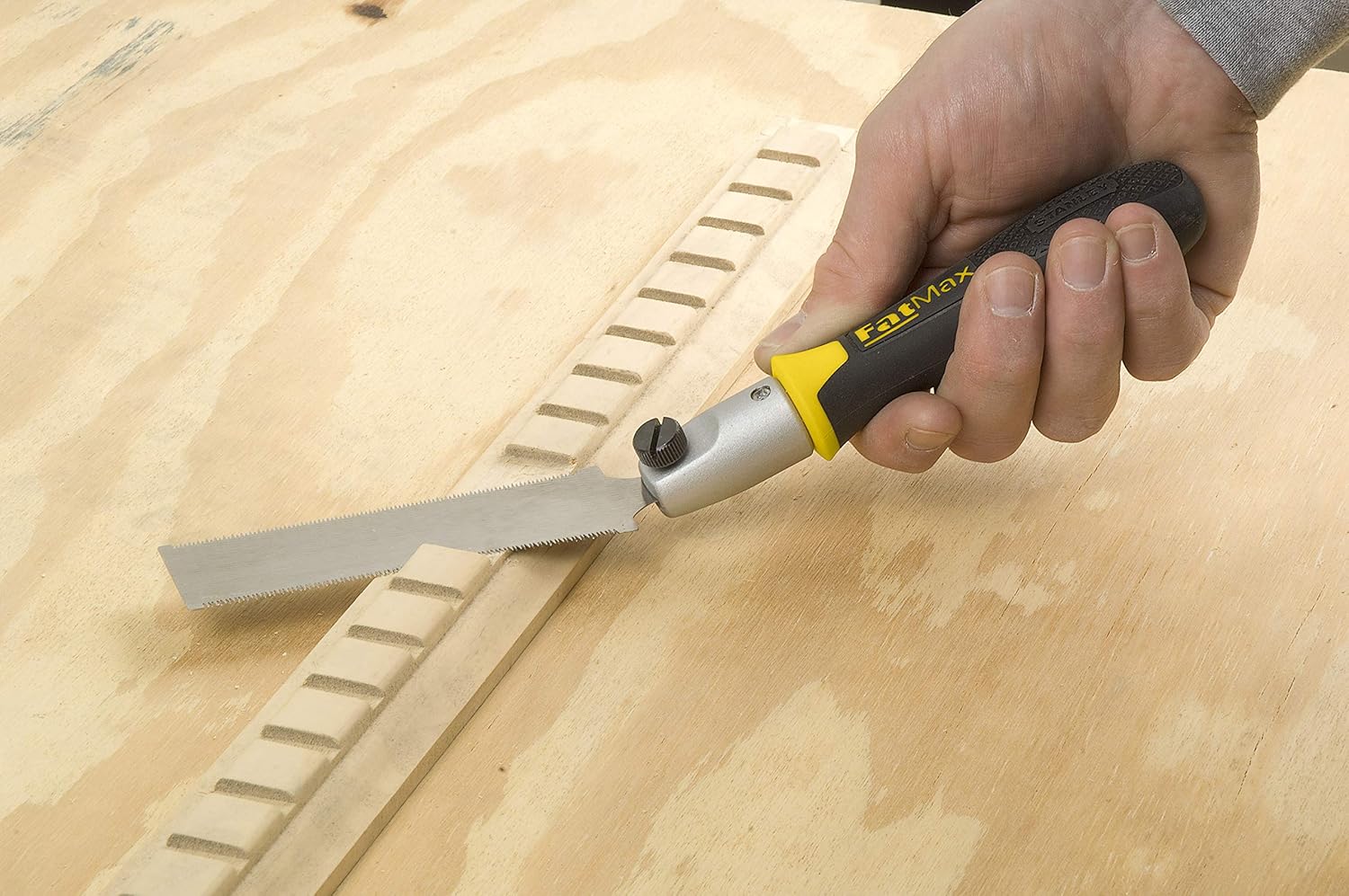 Scie japonaise à coupe ras avec lame double face 11,4 cm pour travaux de précision