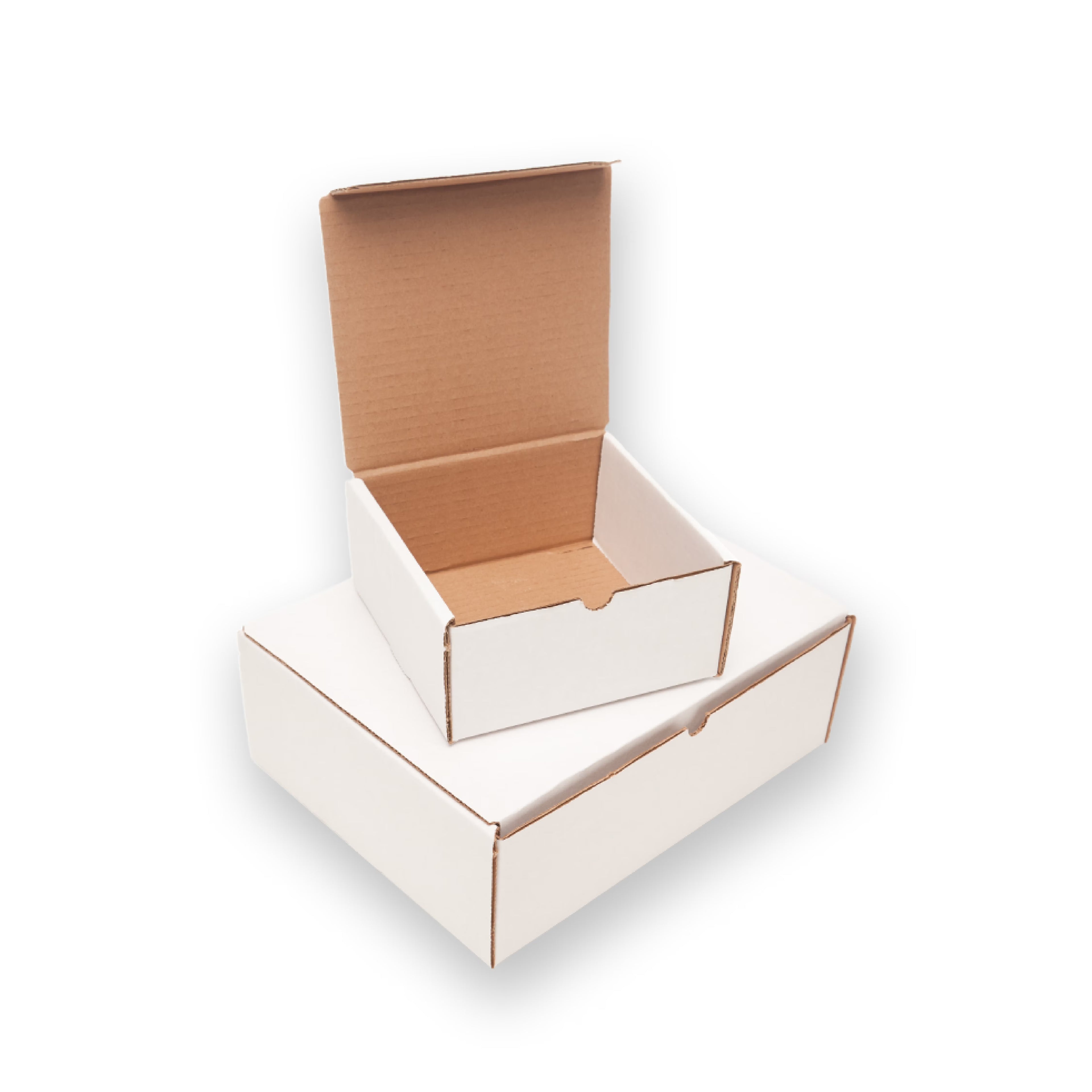 SSBM 10" x 8" x 3" ECT-32B White Literature Shipping Mailers 50/Case