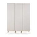 Grande armoire enfant argile 3 portes avec rangement modulable