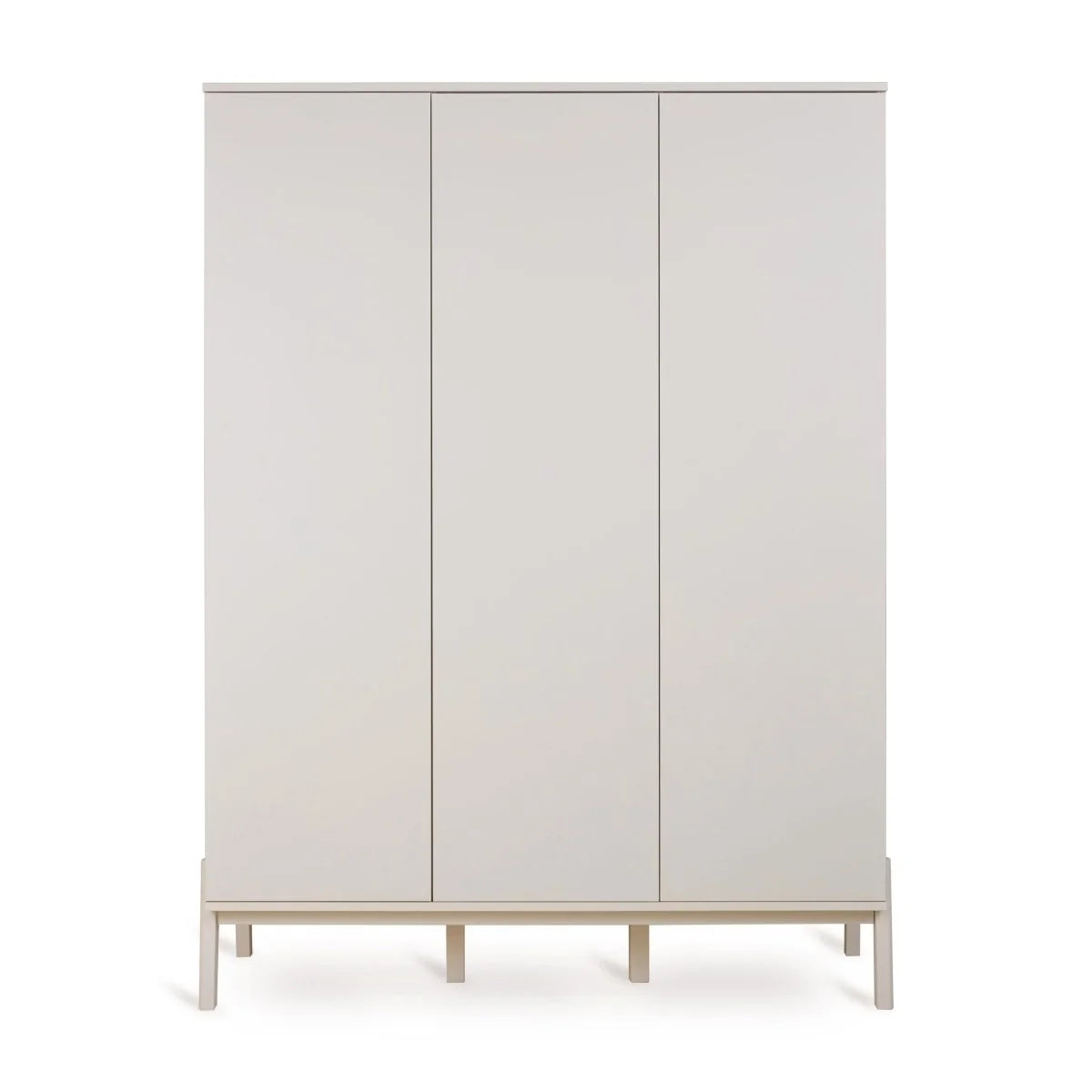 Grande armoire enfant argile 3 portes avec rangement modulable