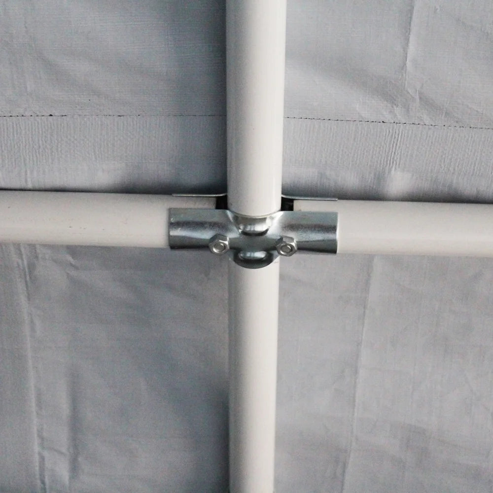 King Canopy 7 ft x 12 ft x 6.5 ft Silver Carport