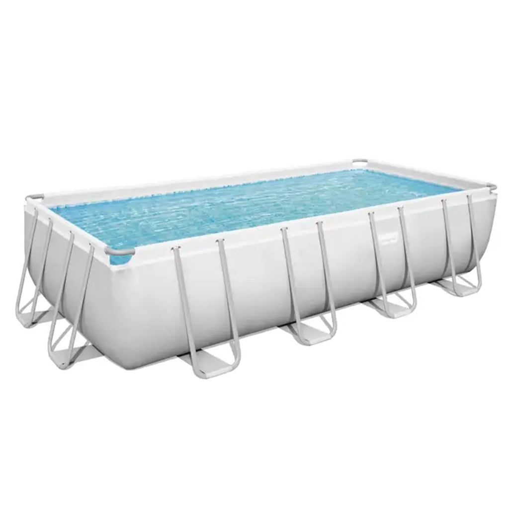 Bestway Power Steel 18' x 9' x 48" Rectangular Above Ground Pool Set