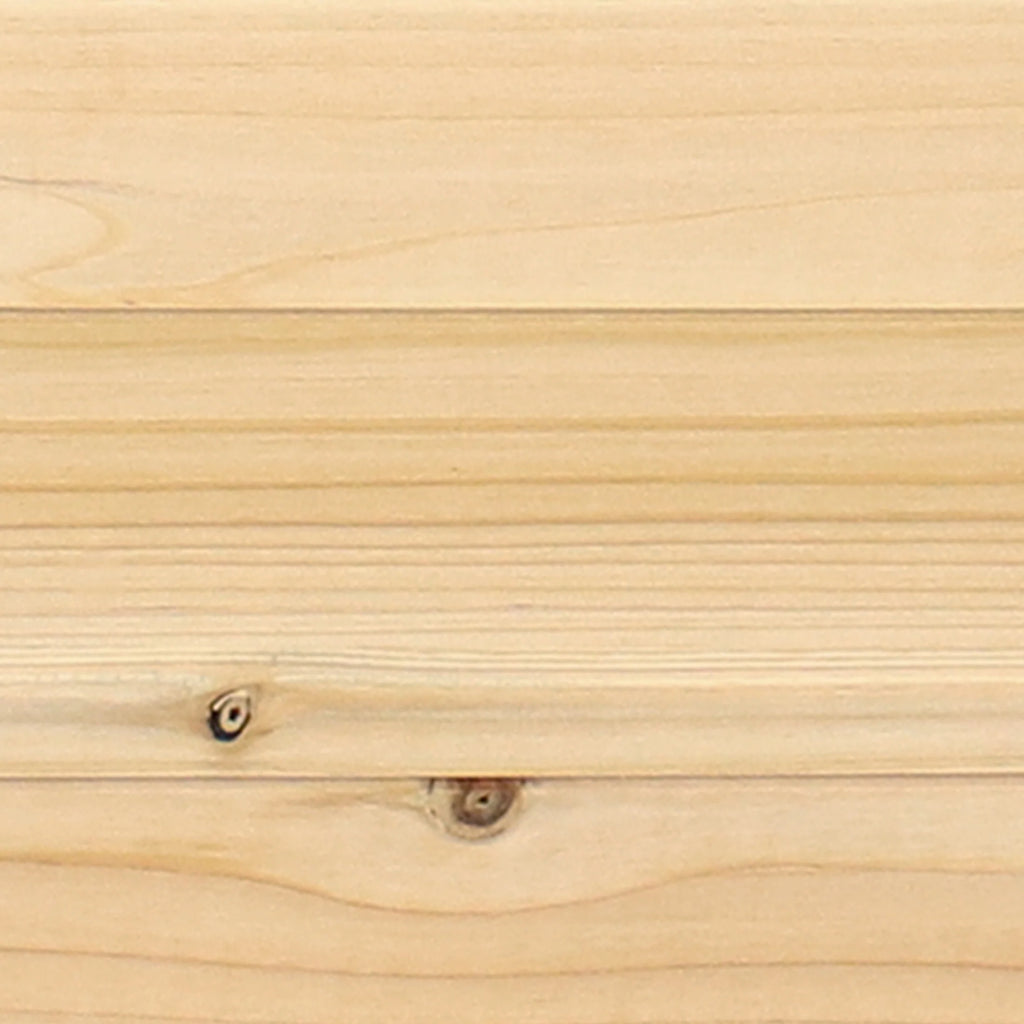Sunnydaze 24" x 48.25" x 12.25" Rectangular Natural Wooden Outdoor Raised Garden Bed