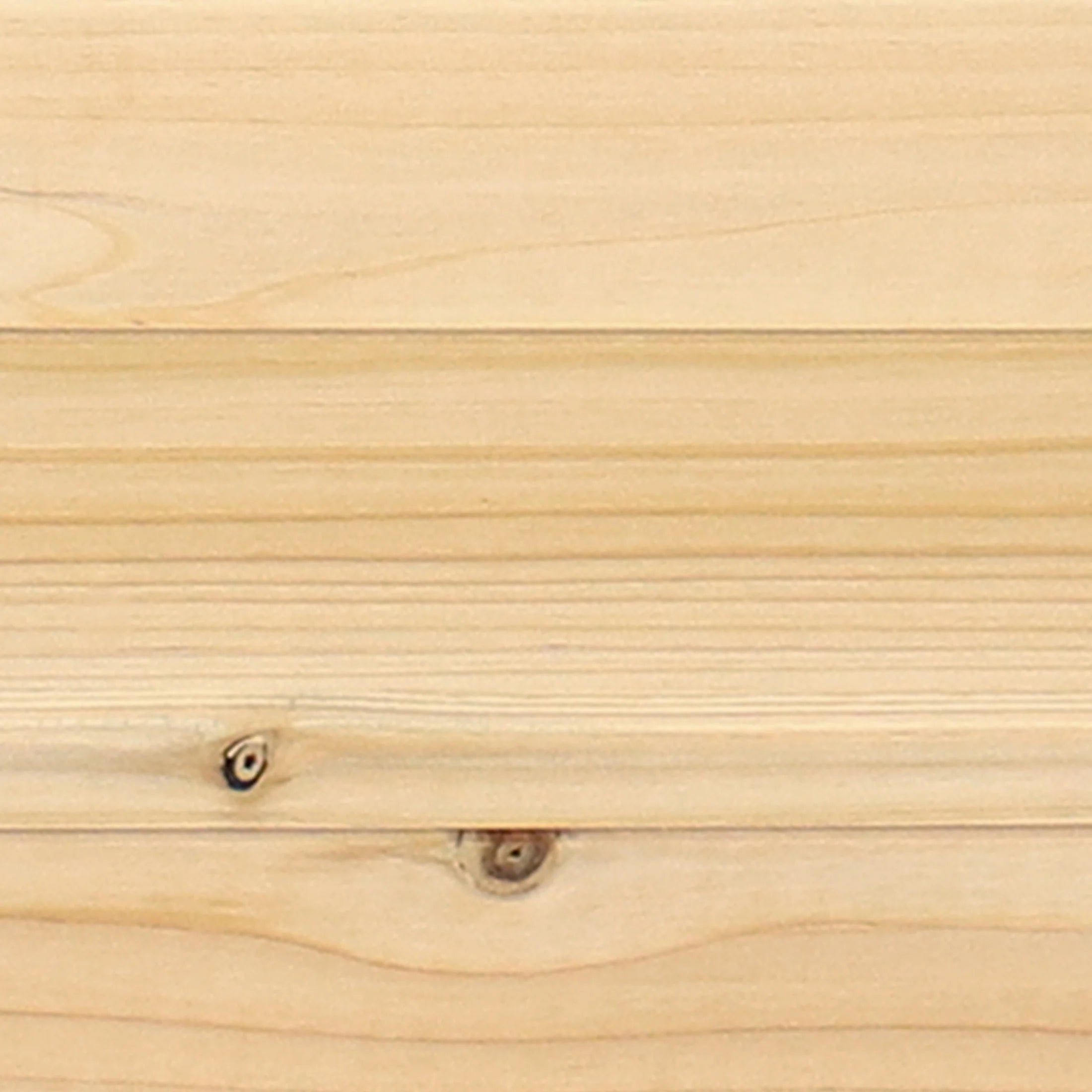Sunnydaze 24" x 48.25" x 12.25" Rectangular Natural Wooden Outdoor Raised Garden Bed