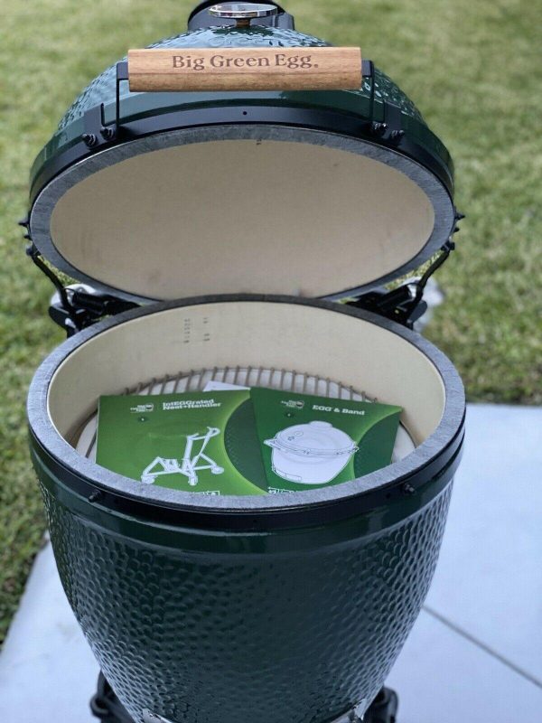 Kamado Style BBQ Grill Smoker - Green Outdoor Charcoal Grill