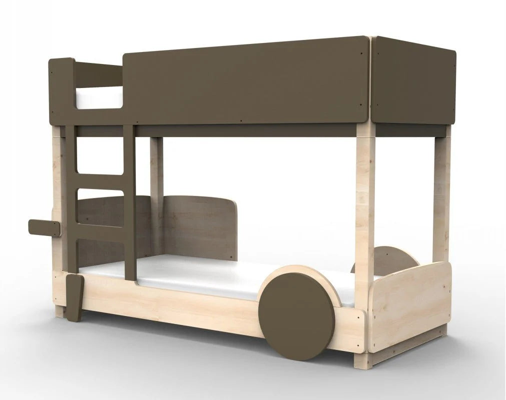 Lit enfant évolutif 90x190 cm en sapin massif avec sommier inclus