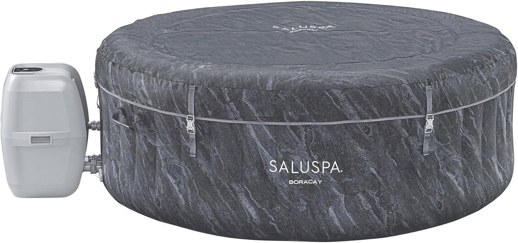 2-4 Person Inflatable Hot Tub Spa - Portable Outdoor Jacuzzi with 120 AirJets and EnergySense Cover