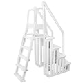 Above Ground Pool Ladder - Deluxe 5-Step In-Pool Swimming Pool Ladder with Adjustable Handrails for 48-52 Inch Pools