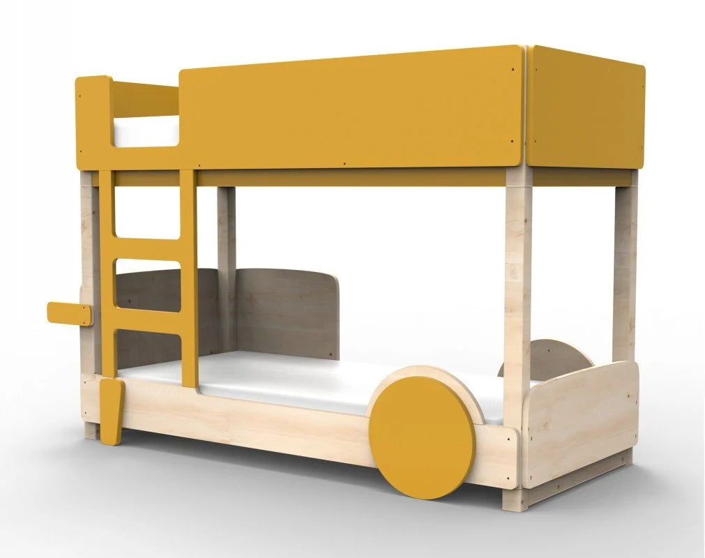 Lit enfant évolutif 90x190 cm en sapin massif avec sommier inclus