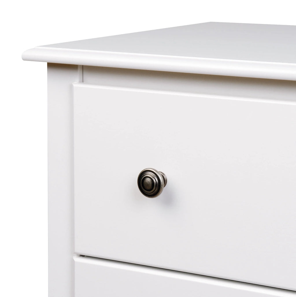 Prepac Monterey 6 Drawer Wooden Double Dresser, 16" x 59" x 29", White