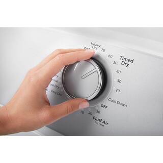 Top Load Electric Dryer with AutoDry System - Large Capacity Clothes Dryer with Wrinkle Shield & Hamper Door