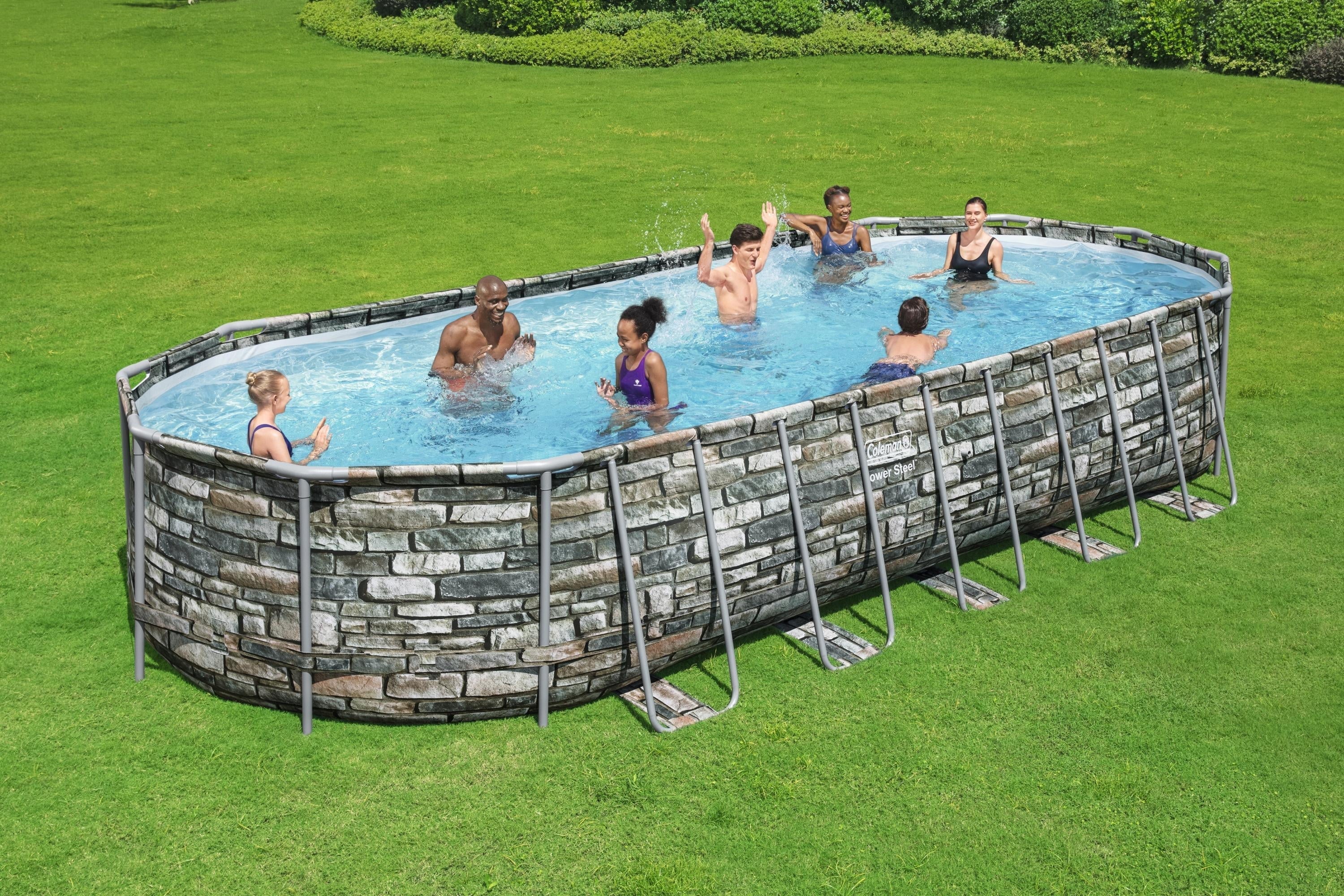 Coleman Power Steel 26�?x 12�?x 52�?Oval Above Ground Pool Set