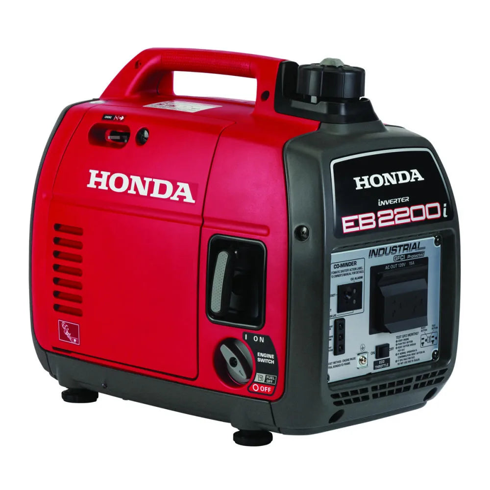 Honda EU2200i 2200 Watt Portable Inverter Generator with CO-Minder, Super Quiet Gas Generator
