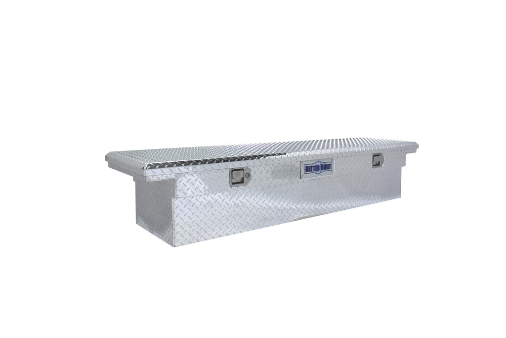 UWS Low Profile Aluminum Truck Tool Box with Stainless Steel Handles, Pickup Bed Storage Chest
