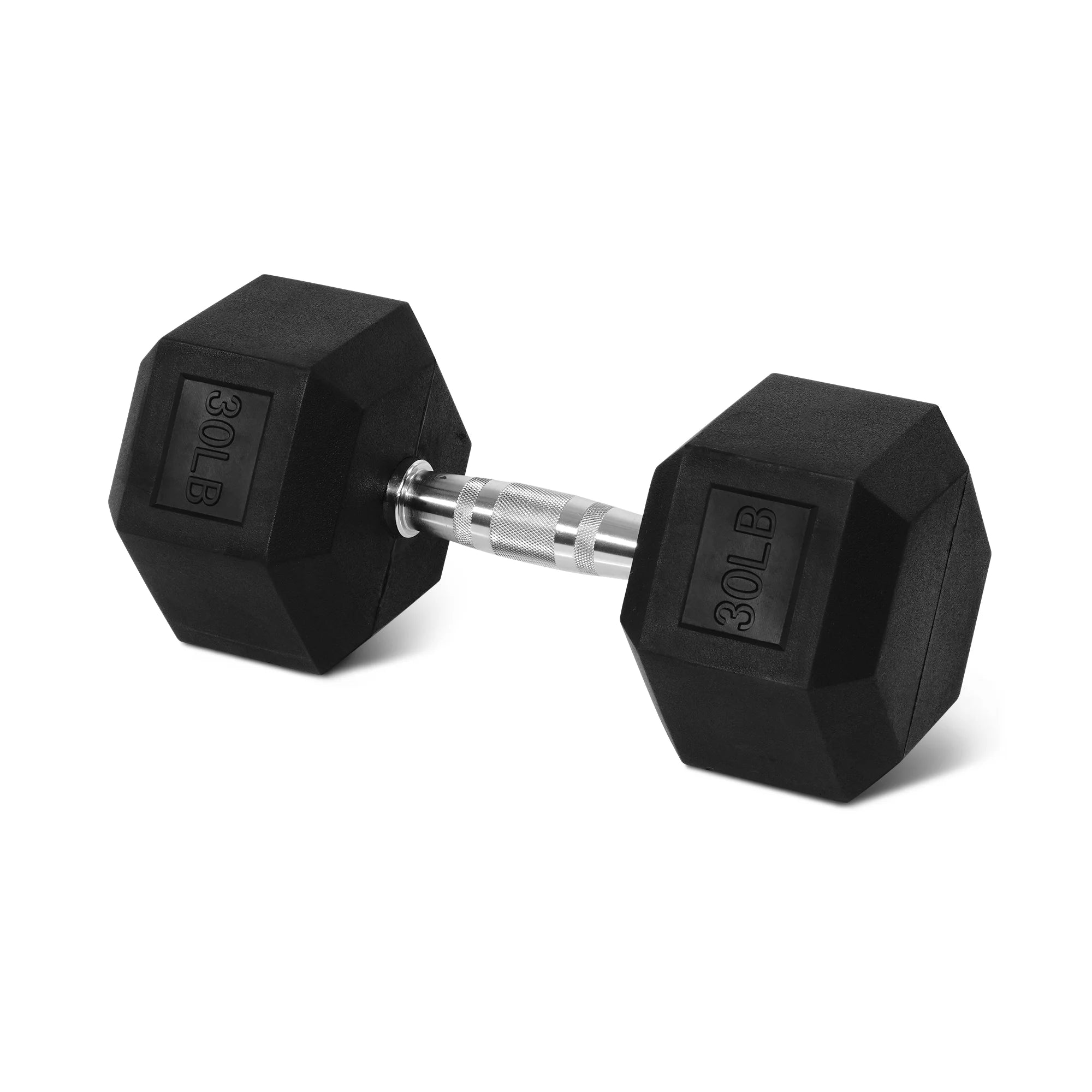 BalanceFrom Non Slip Grip Rubber Hex Dumbbell Set, 5.00 x 12.00 x 5.00 in