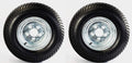 205/65-10 Trailer Tire with 5 Lug 4.5" Bolt Pattern, Load Range E, 1535 lbs Capacity