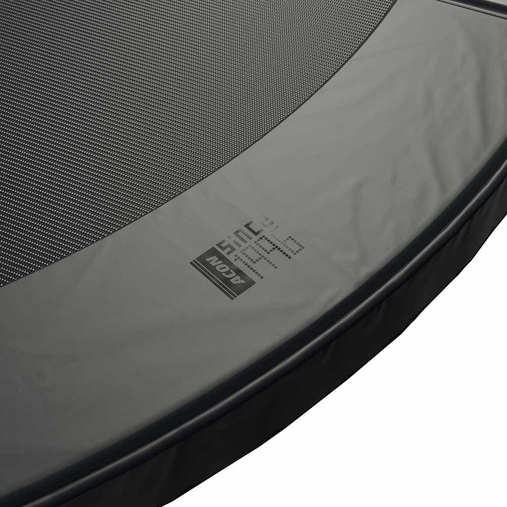 ACON Air Round Trampoline with Premium Net and Ladder, Black, 14.00" x 14.00" x 9.20"