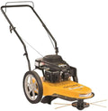 22-Inch Walk-Behind String Trimmer with 159cc Gas Engine, Heavy Duty Lawn Trimmer for Large Areas