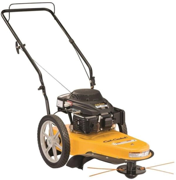 22-Inch Walk-Behind String Trimmer with 159cc Gas Engine, Heavy Duty Lawn Trimmer for Large Areas
